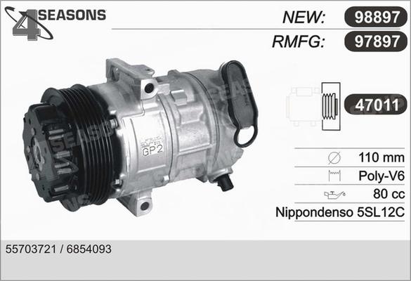 AHE 97897 - Compressore, Climatizzatore autozon.pro