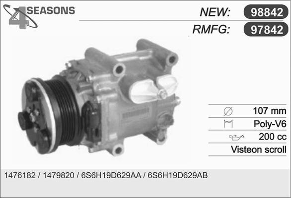 AHE 97842 - Compressore, Climatizzatore autozon.pro