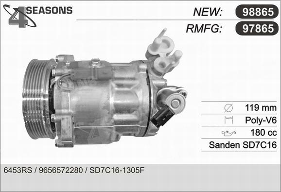 AHE 97865 - Compressore, Climatizzatore autozon.pro