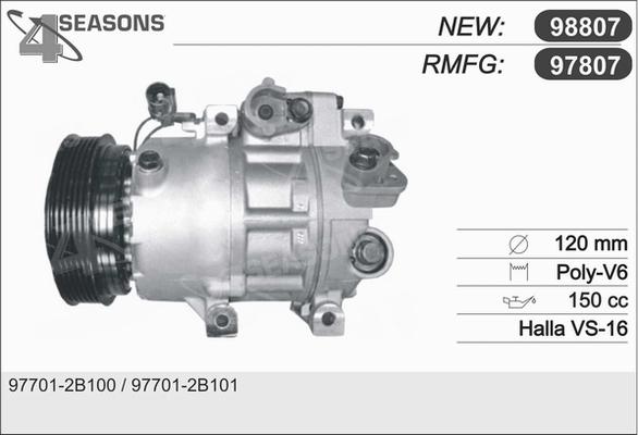 AHE 97807 - Compressore, Climatizzatore autozon.pro