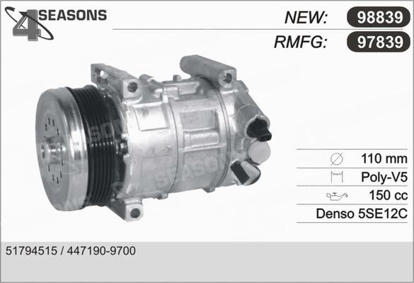 AHE 97839 - Compressore, Climatizzatore autozon.pro