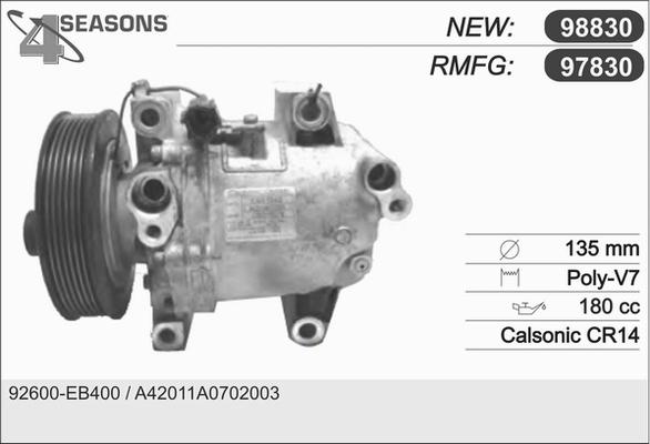 AHE 97830 - Compressore, Climatizzatore autozon.pro