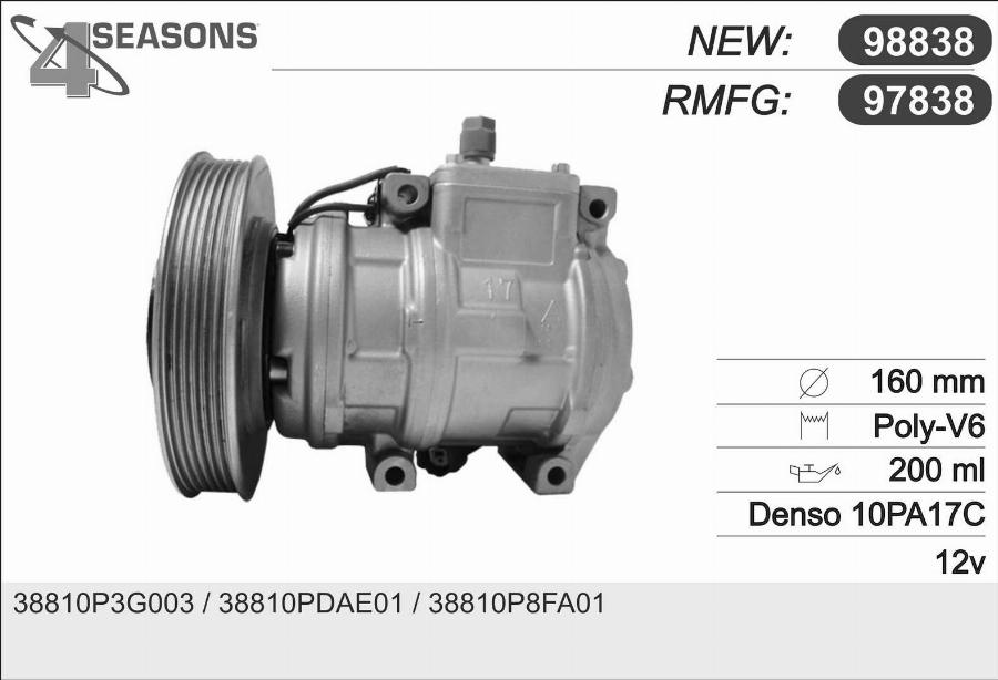 AHE 97838 - Compressore, Climatizzatore autozon.pro