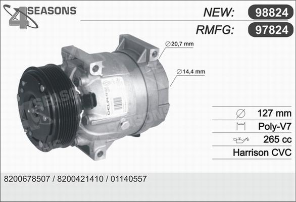 AHE 97824 - Compressore, Climatizzatore autozon.pro