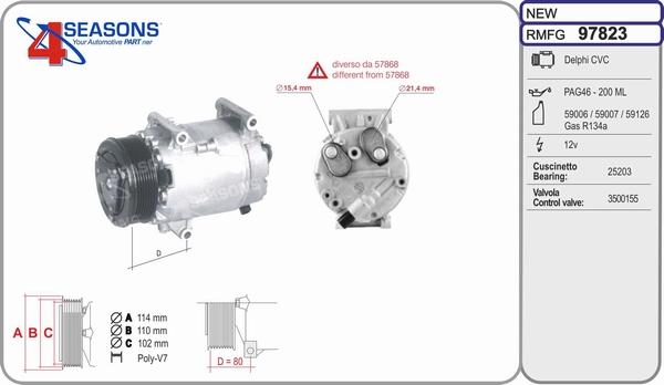 AHE 97823 - Compressore, Climatizzatore autozon.pro