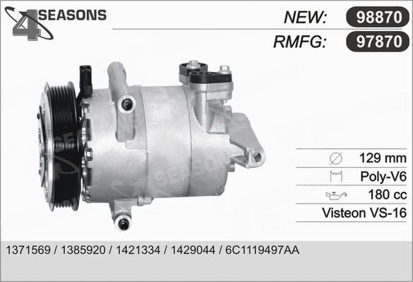 AHE 97870 - Compressore, Climatizzatore autozon.pro