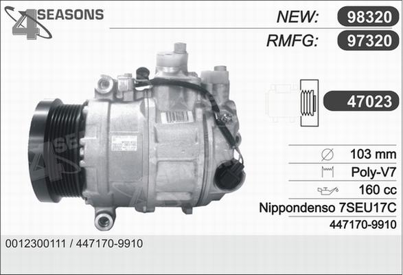 AHE 97320 - Compressore, Climatizzatore autozon.pro