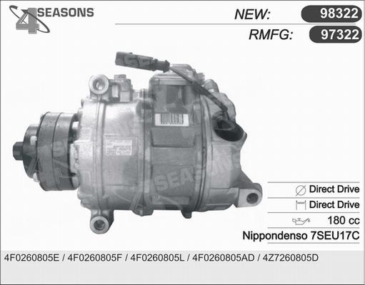 AHE 97322 - Compressore, Climatizzatore autozon.pro