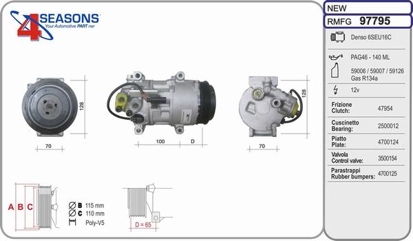 AHE 97795 - Compressore, Climatizzatore autozon.pro