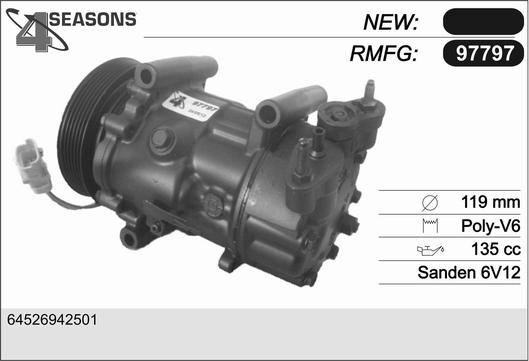 AHE 97797 - Compressore, Climatizzatore autozon.pro