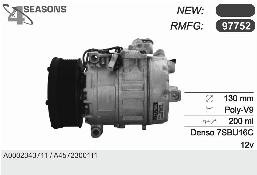 AHE 97752 - Compressore, Climatizzatore autozon.pro