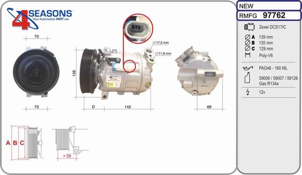 AHE 97762 - Compressore, Climatizzatore autozon.pro