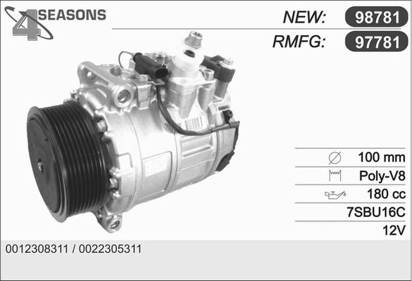 AHE 97781 - Compressore, Climatizzatore autozon.pro