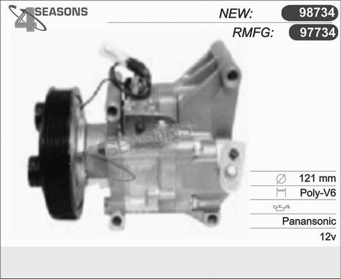 AHE 97734 - Compressore, Climatizzatore autozon.pro