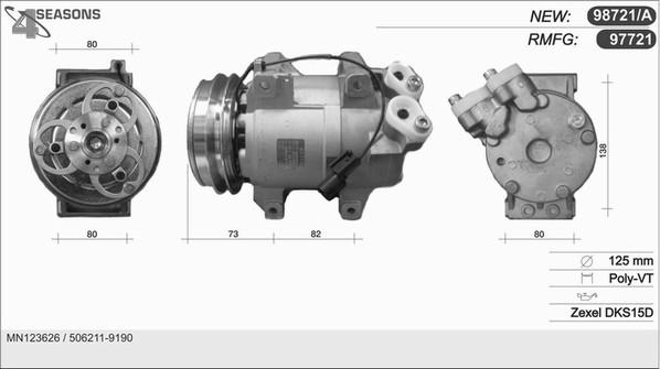 AHE 97721 - Compressore, Climatizzatore autozon.pro