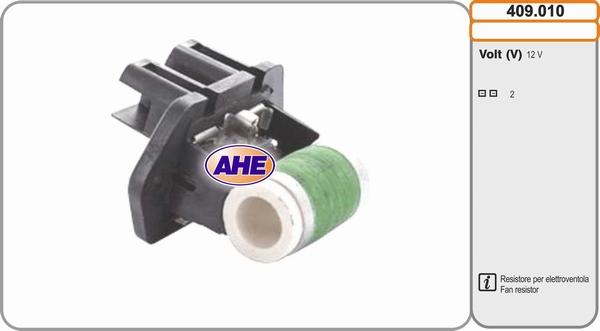 AHE 409.010 - Resistore addizionale, Elettromotore-Ventola radiatore autozon.pro