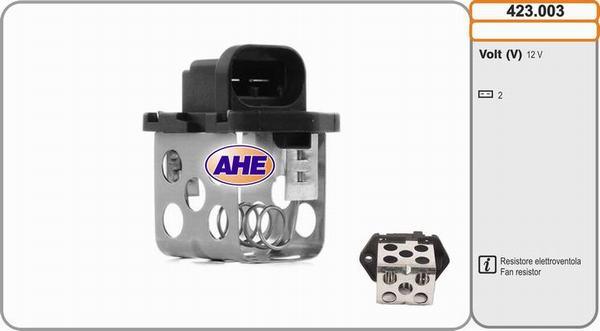 AHE 423.003 - Resistore addizionale, Elettromotore-Ventola radiatore autozon.pro