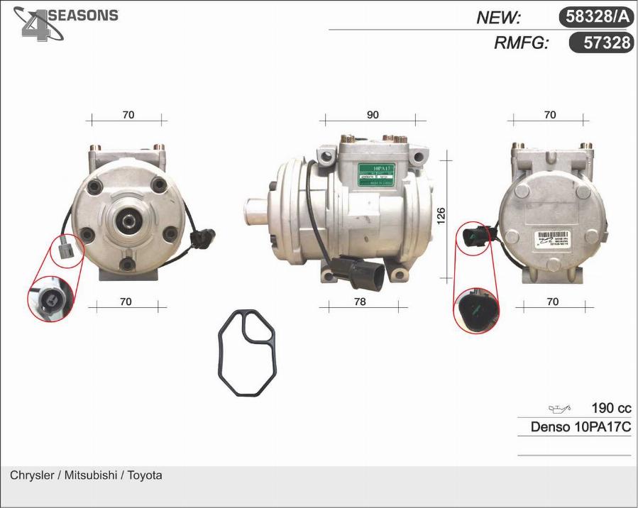 AHE 58328/A - Compressore, Climatizzatore autozon.pro