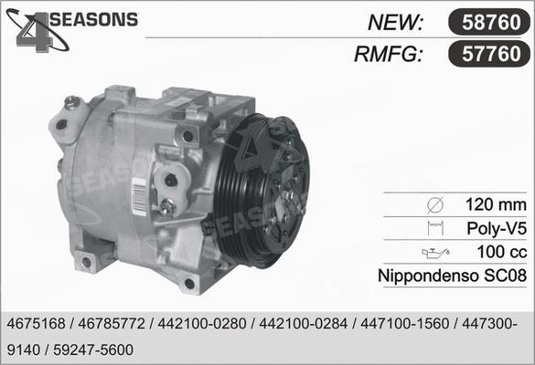 AHE 58760 - Compressore, Climatizzatore autozon.pro