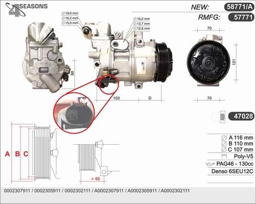 AHE 58771/A - Compressore, Climatizzatore autozon.pro