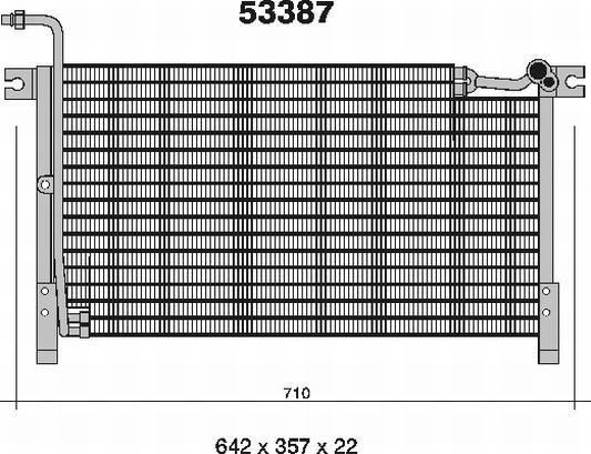 AHE 53387 - Condensatore, Climatizzatore autozon.pro