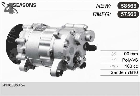 AHE 57566 - Compressore, Climatizzatore autozon.pro