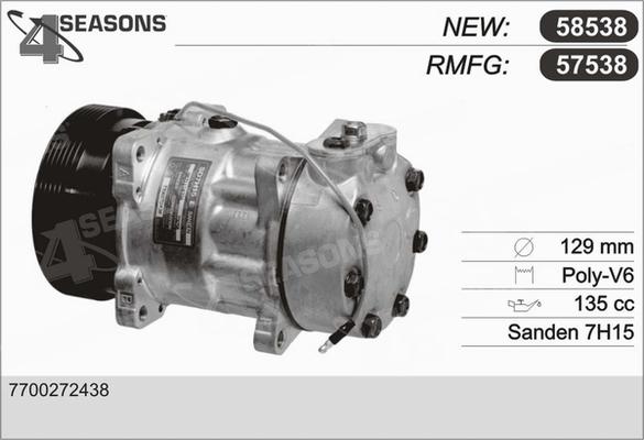 AHE 57538 - Compressore, Climatizzatore autozon.pro