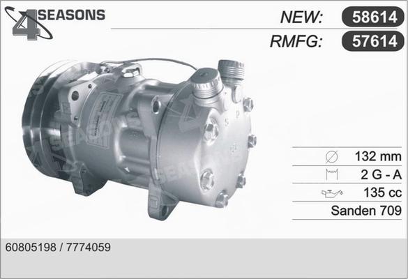 AHE 57614 - Compressore, Climatizzatore autozon.pro