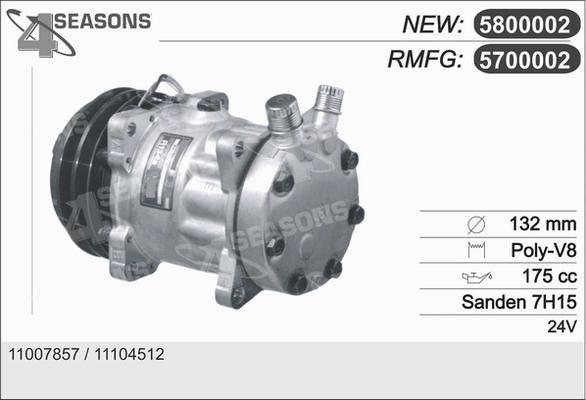 AHE 5700002 - Compressore, Climatizzatore autozon.pro