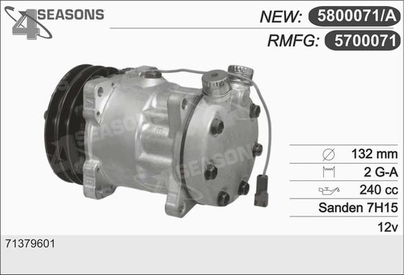 AHE 5700071 - Compressore, Climatizzatore autozon.pro