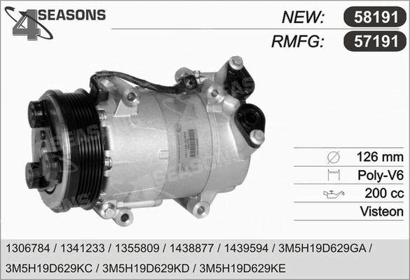 AHE 57191 - Compressore, Climatizzatore autozon.pro