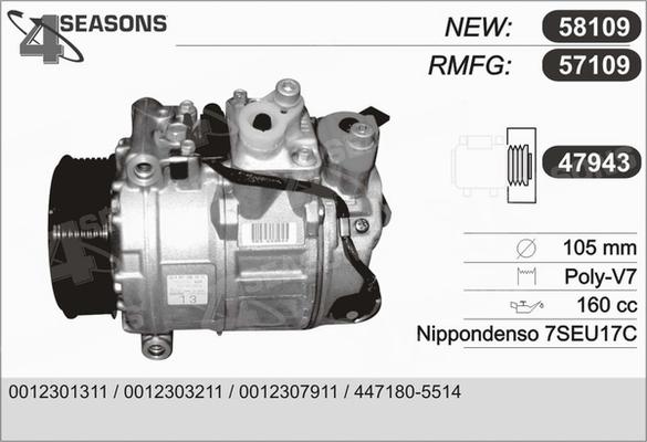 AHE 57109 - Compressore, Climatizzatore autozon.pro