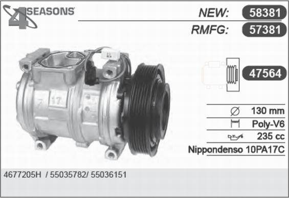 AHE 57381 - Compressore, Climatizzatore autozon.pro