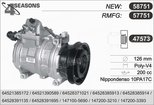 AHE 57751 - Compressore, Climatizzatore autozon.pro