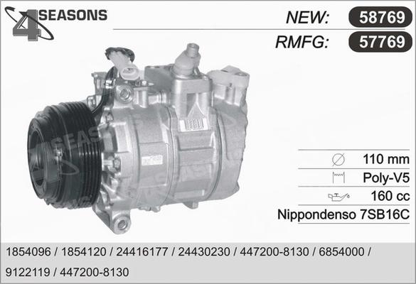 AHE 57769 - Compressore, Climatizzatore autozon.pro