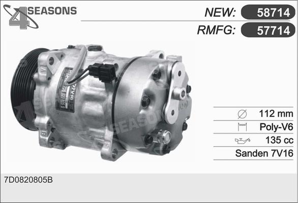 AHE 57714 - Compressore, Climatizzatore autozon.pro