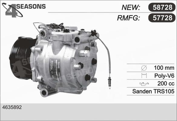 AHE 57728 - Compressore, Climatizzatore autozon.pro