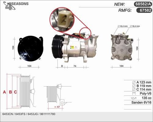 AHE 68582/A - Compressore, Climatizzatore autozon.pro