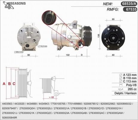 AHE 68535/A - Compressore, Climatizzatore autozon.pro