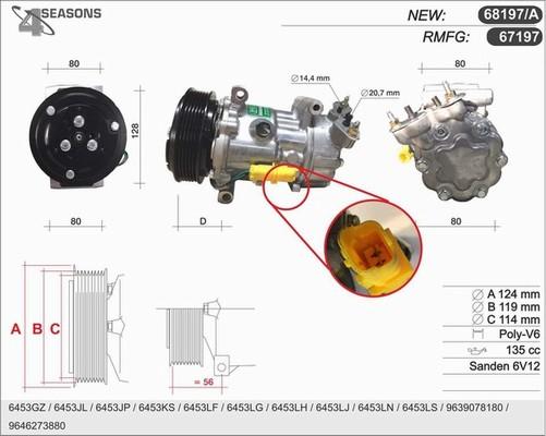 AHE 68197/A - Compressore, Climatizzatore autozon.pro