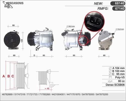 AHE 68140 - Compressore, Climatizzatore autozon.pro