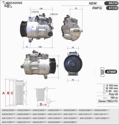 AHE 68230 - Compressore, Climatizzatore autozon.pro