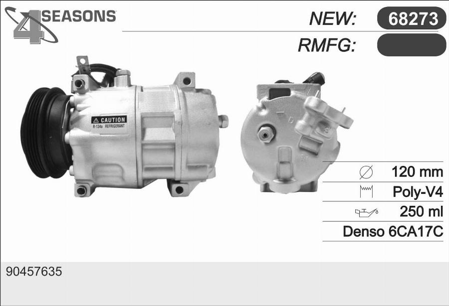 AHE 68273 - Compressore, Climatizzatore autozon.pro