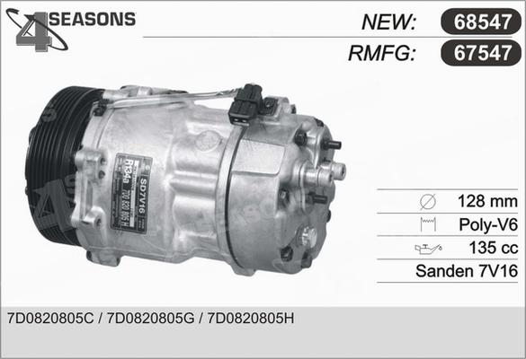 AHE 67547 - Compressore, Climatizzatore autozon.pro