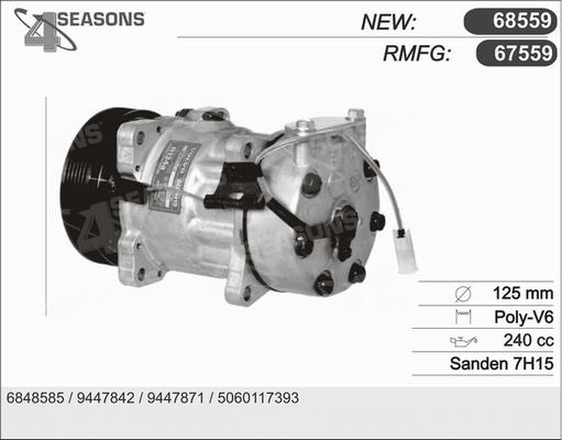 AHE 67559 - Compressore, Climatizzatore autozon.pro