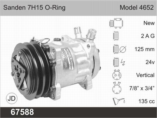 AHE 67588 - Compressore, Climatizzatore autozon.pro