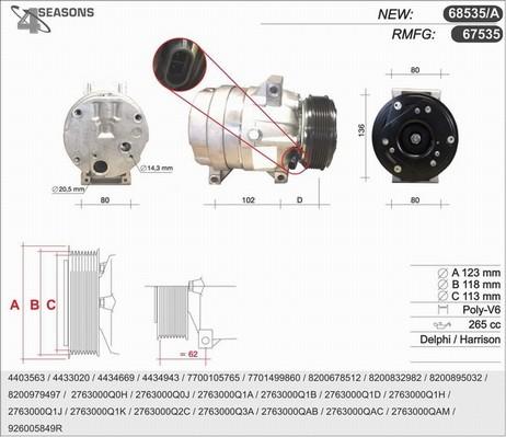 AHE 67535 - Compressore, Climatizzatore autozon.pro