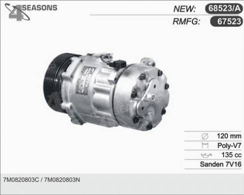 AHE 67523 - Compressore, Climatizzatore autozon.pro