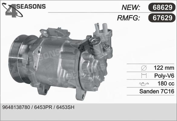 AHE 67629 - Compressore, Climatizzatore autozon.pro