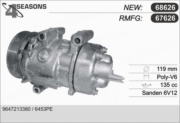 AHE 67626 - Compressore, Climatizzatore autozon.pro